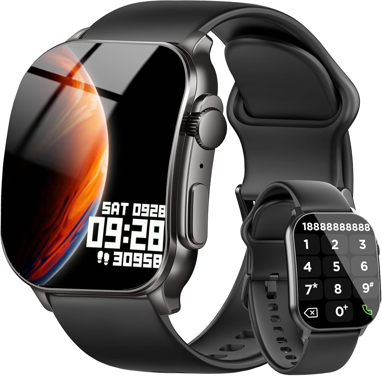 Poounur 2.01" Curved Smartwatch