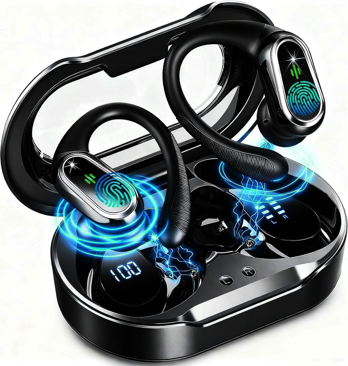 Rolosar Auriculares Bluetooth Desportivos
